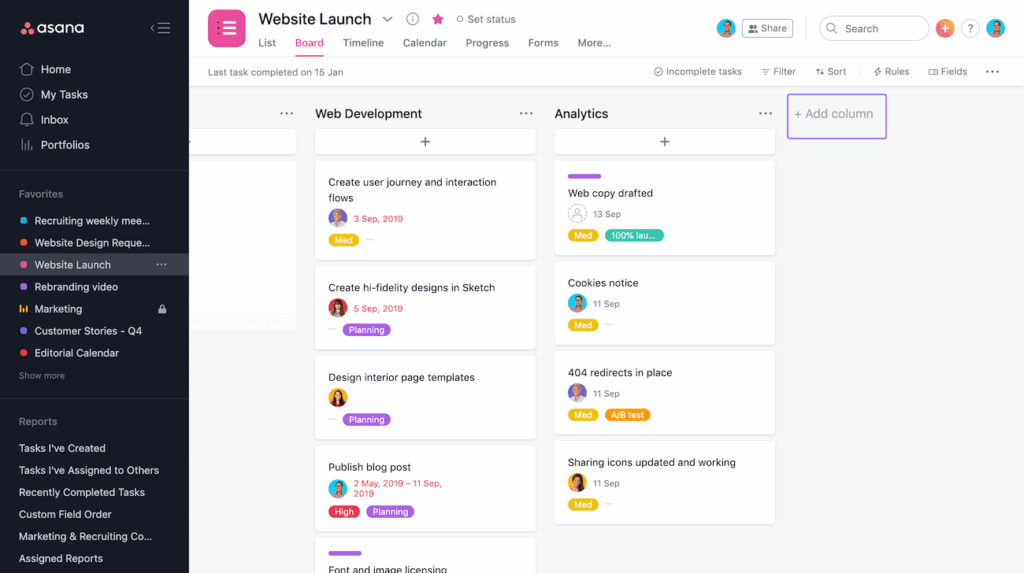 project management boards included in the best remote work apps 2025