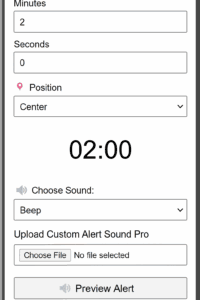 PowerPoint timer task pane example