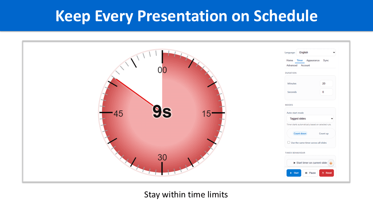 UbiTimer helps keep PowerPoint presentations on schedule