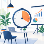 Countdown timer visual for presentations