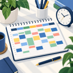 Time-blocking productivity planner
